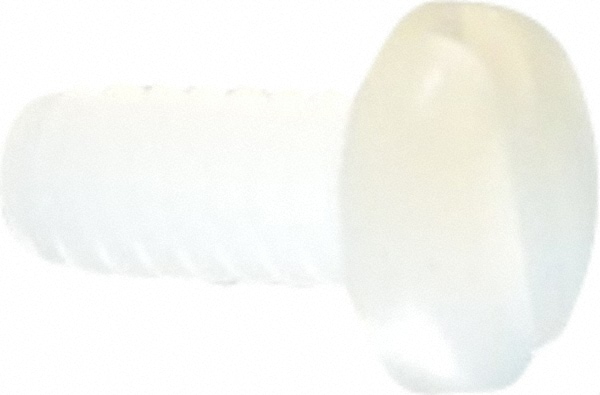 Nylon 6//6 Machine Screw Oval Head Slotted Drive
