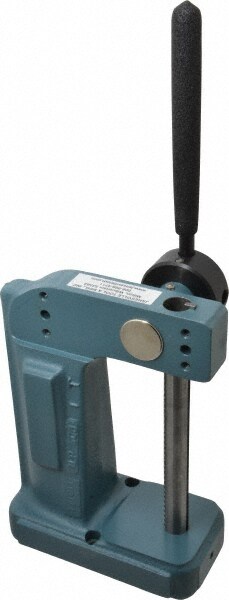 Pneumatic Arbor Press: 5/8" Ram, 1-3/4" Throat Depth, 1/2 Ton Pressure, 6" Stroke, 5" Max Work Height