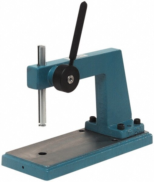Pneumatic Arbor Press: 5/8" Ram, 6" Throat Depth, 1/4 Ton Pressure, 6" Stroke, 5" Max Work Height