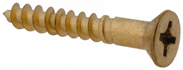 Value Collection BPFW0120150CP #12, 1-1/2" OAL, Phillips Drive, Flat Head Wood Screw Image