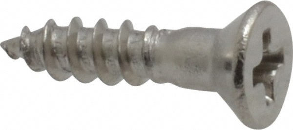 Value Collection SPFW0040050CP #4, 1/2" OAL, Phillips Drive, Flat Head Wood Screw Image