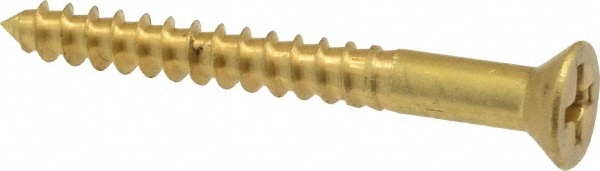 Value Collection R52000271 #8, 1-1/2" OAL, Phillips Drive, Flat Head Wood Screw Image