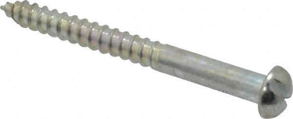 Zinc Plated Steel 50-Pack Prime-Line 9210612 Wood Screws Round Head #8 X 5/8 in Slotted Drive 