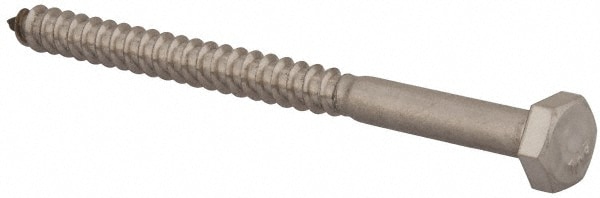 Value Collection R63234288 1/4" Screw, 3-1/2" Length Under Head, Stainless Steel, Hex Head Lag Screw Image