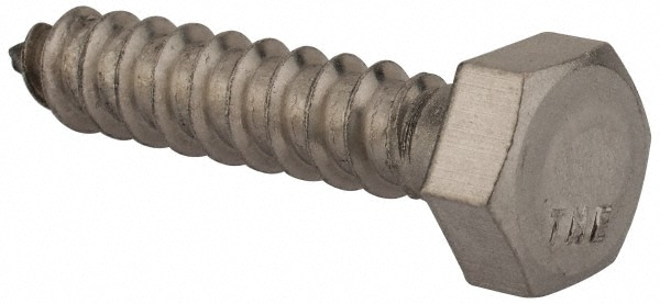 Value Collection R63234440 5/16" Screw, 1-1/2" Length Under Head, Stainless Steel, Hex Head Lag Screw Image