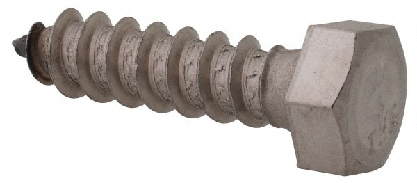 Value Collection R63234684 3/8" Screw, 1-1/2" Length Under Head, Stainless Steel, Hex Head Lag Screw Image