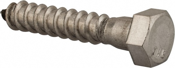 Value Collection R63234326 3/8" Screw, 2" Length Under Head, Stainless Steel, Hex Head Lag Screw Image