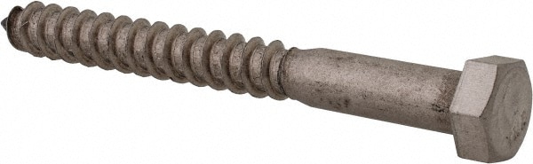 Value Collection R63234841 3/8" Screw, 3-1/2" Length Under Head, Stainless Steel, Hex Head Lag Screw Image