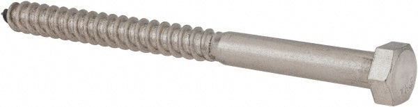 Value Collection R63234924 3/8" Screw, 5" Length Under Head, Stainless Steel, Hex Head Lag Screw Image