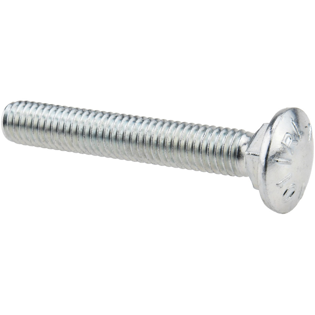 Photos - Nail / Screw / Fastener Value Collection Carriage Bolt: 3/8-16, 2-1/2" Length Under Head, Square Neck - Grade 5 Steel | 50-Pack | Part #238154MSC 23