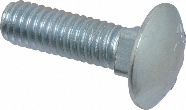 Value Collection 489071PR Carriage Bolt: 3/8-16, 1-1/4" Length Under Head, Square Neck Image