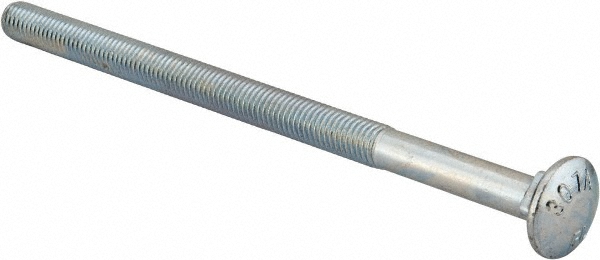 Value Collection 489130PS Carriage Bolt: 1/2-13, 8-1/2" Length Under Head, Square Neck Image
