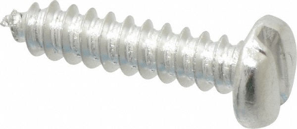 Value Collection 0812ASPAL Sheet Metal Screw: #8, Pan Head, Slotted Image