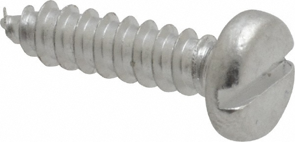Value Collection 1012ASPAL Sheet Metal Screw: #10, Pan Head, Slotted Image