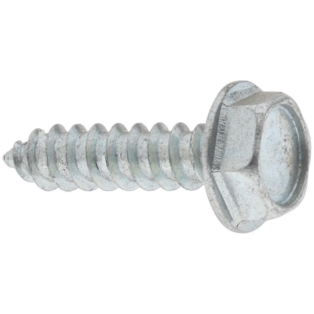 Value Collection - Sheet Metal Screw: #10, Hex Washer Head, Hex Drive ...