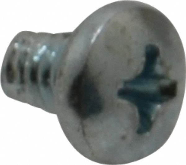 Value Collection PPTC0080025CZ #8-32 UNC 1/4" Length Under Head Phillips Thread Cutting Screw Image