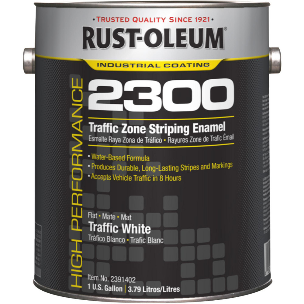 1 Gallon White Water Based Striping Paint