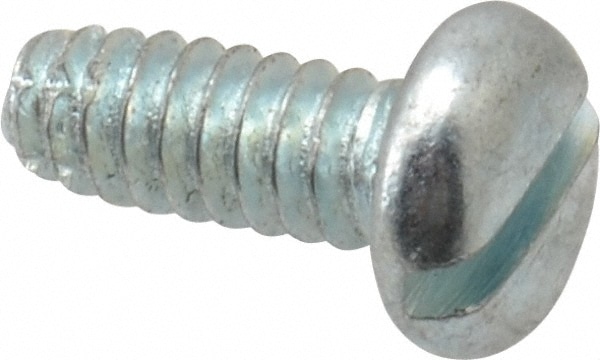 Value Collection PNTC0060038CZ #6-32 UNC 3/8" Length Under Head Slotted Thread Cutting Screw Image