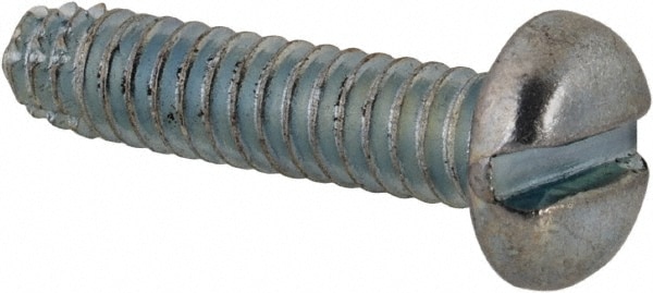 Value Collection PNTC0060063CZ #6-32 UNC 5/8" Length Under Head Slotted Thread Cutting Screw Image