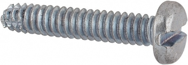 Value Collection PNTC0060075CZ #6-32 UNC 3/4" Length Under Head Slotted Thread Cutting Screw Image