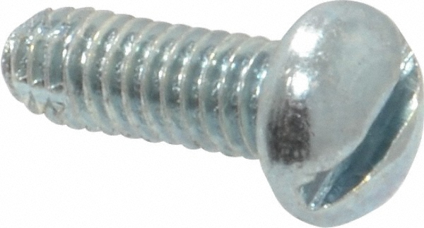 Value Collection 0808FSR #8-32 UNC 1/2" Length Under Head #2 Slotted/Phillips Thread Cutting Screw Image