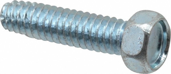 Value Collection HUTC0250100CZ 1/4-20 UNC 1" Length Under Head Hex Thread Cutting Screw Image
