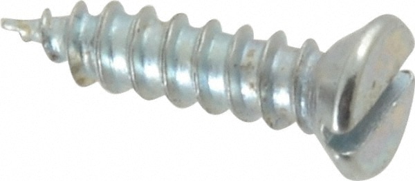 Value Collection PFTC0060038CZ #6-32 UNC 3/8" Overall Length Phillips Thread Cutting Screw Image