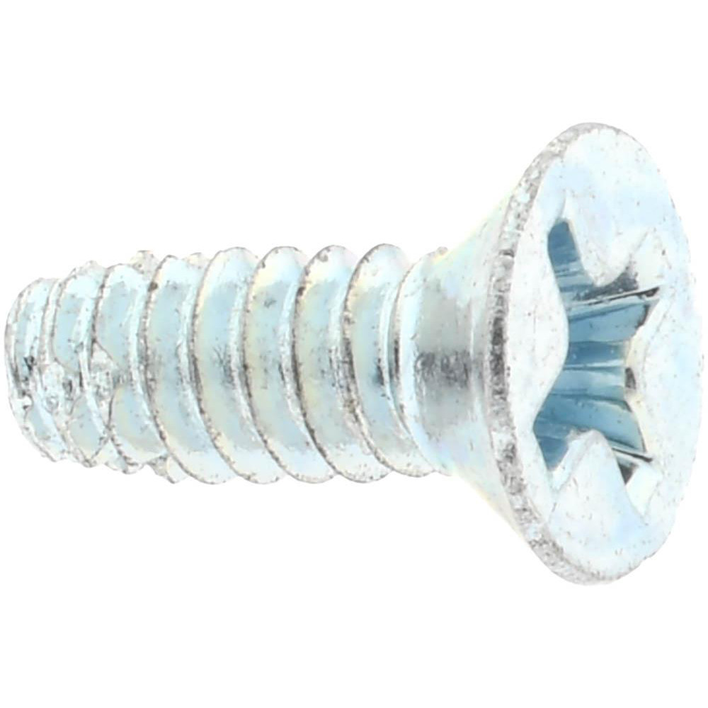 Value Collection PFTC0060038CZ #6-32 UNC 3/8" Overall Length Phillips Thread Cutting Screw Image