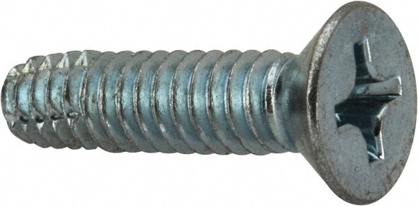 Value Collection PFTC0250100CZ 1/4-20 UNC 1" Overall Length Phillips Thread Cutting Screw Image