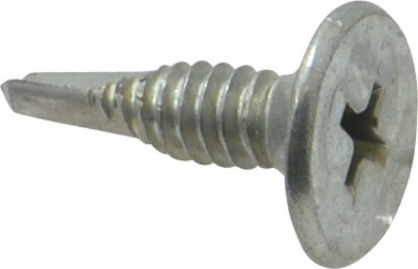 #10, Wafer Head, Phillips Drive, 3/4" Length Under Head, #2 Point, Self Drilling Screw