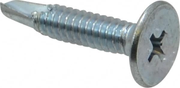 Phillips Wafer Head 10-24 x 1-1/4 Self-Drilling #3 Tek Screw #10 Zinc SDS 600 