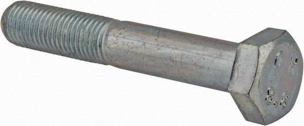 Value Collection 815038PS Hex Head Cap Screw: M8 x 1.00 x 50 mm, Grade 8.8 Steel, Zinc-Plated Image