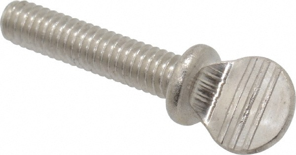 18-8 Stainless Steel Thumb Screw: #8-32, Oval Head