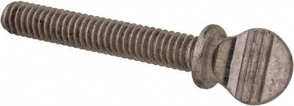 18-8 Stainless Steel Thumb Screw: #8-32, Oval Head