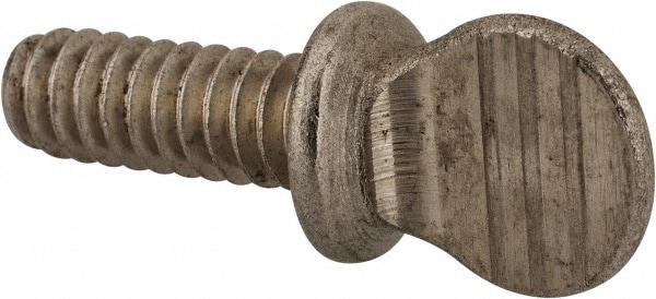 18-8 Stainless Steel Thumb Screw: #10-24, Oval Head