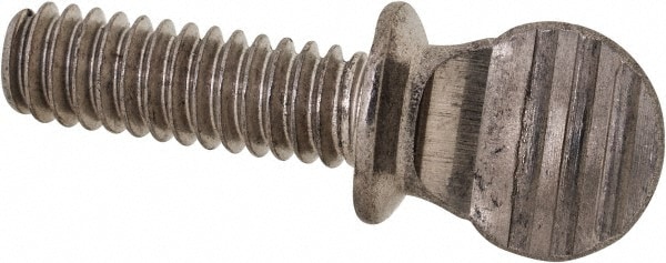 18-8 Stainless Steel Thumb Screw: #10-24, Oval Head