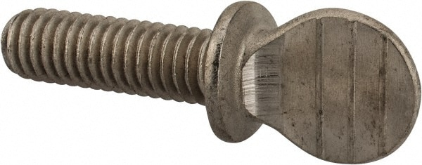 18-8 Stainless Steel Thumb Screw: 5/16-18, Oval Head