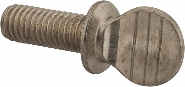 18-8 Stainless Steel Thumb Screw: 3/8-16, Oval Head