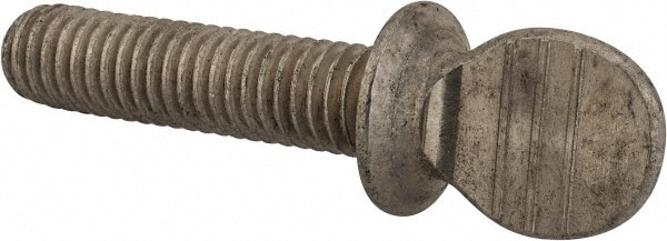 18-8 Stainless Steel Thumb Screw: 3/8-16, Oval Head