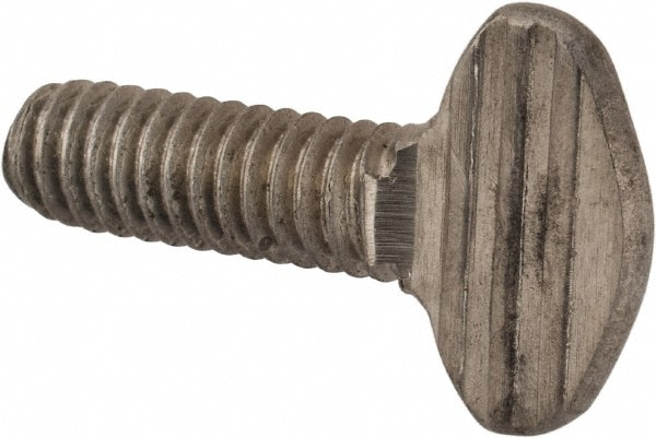 18-8 Stainless Steel Thumb Screw: #8-32, Oval Head