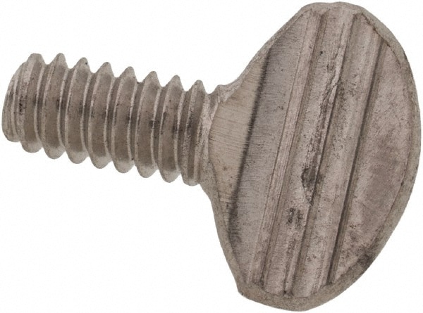 18-8 Stainless Steel Thumb Screw: #10-24, Oval Head