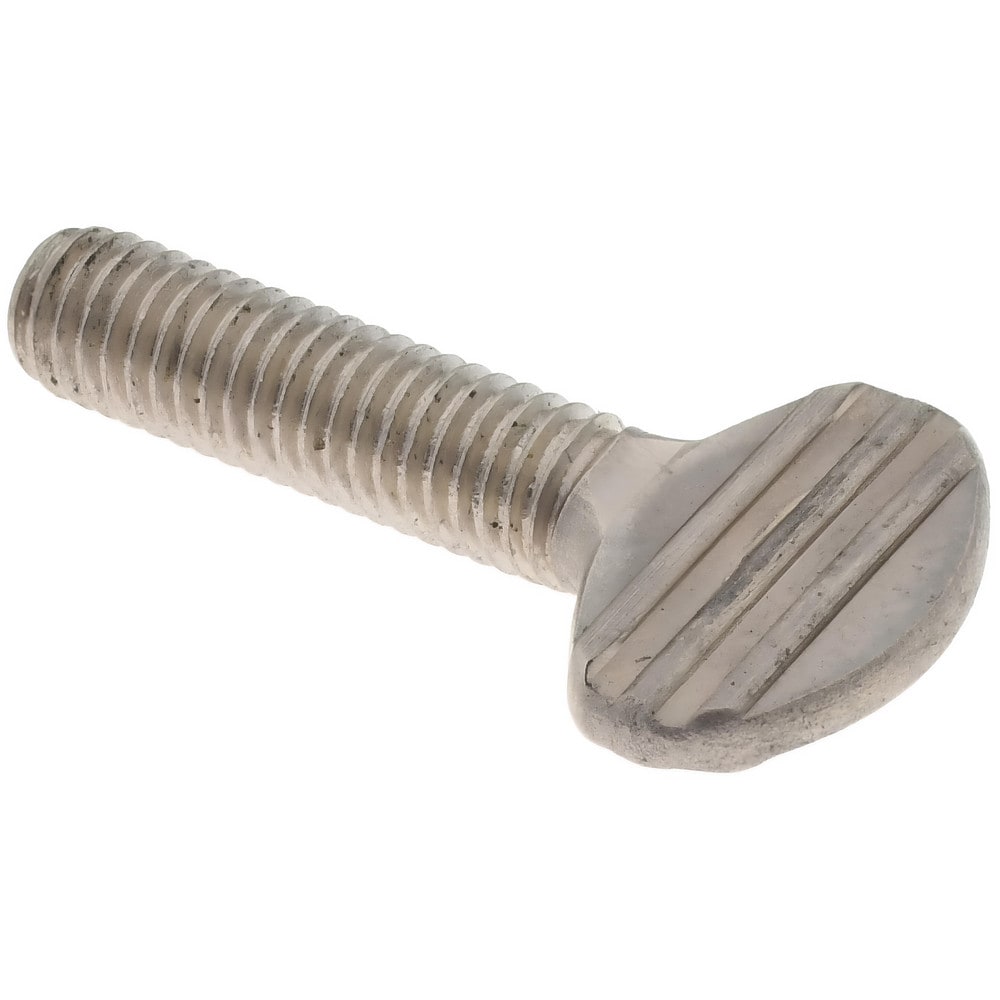 18-8 Stainless Steel Thumb Screw: #10-32, Oval Head