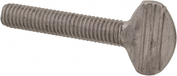 18-8 Stainless Steel Thumb Screw: #10-32, Oval Head