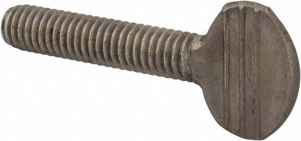 18-8 Stainless Steel Thumb Screw: 5/16-18, Oval Head