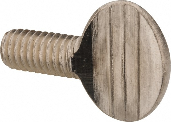 18-8 Stainless Steel Thumb Screw: 3/8-16, Oval Head