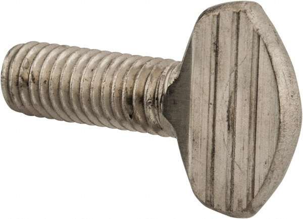 18-8 Stainless Steel Thumb Screw: 3/8-16, Oval Head