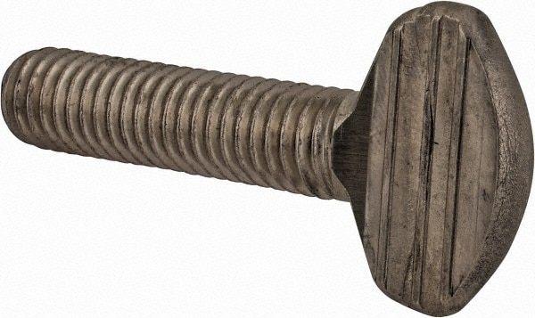 18-8 Stainless Steel Thumb Screw: 3/8-16, Oval Head