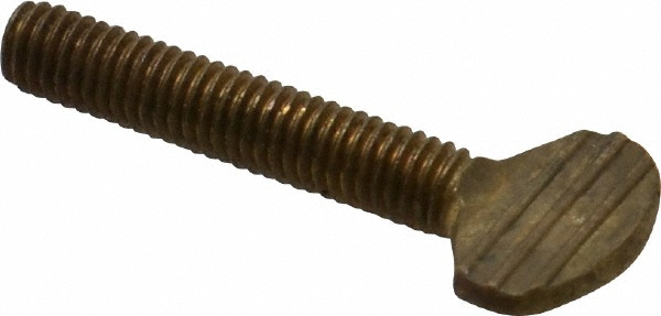 #8-32 X 1/2" Brass Thumb Screws – Knurled Head, Lot Of 4