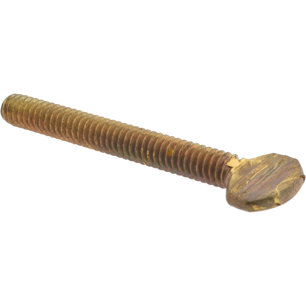 Brass Thumb Screw: 1/4-20, Oval Head