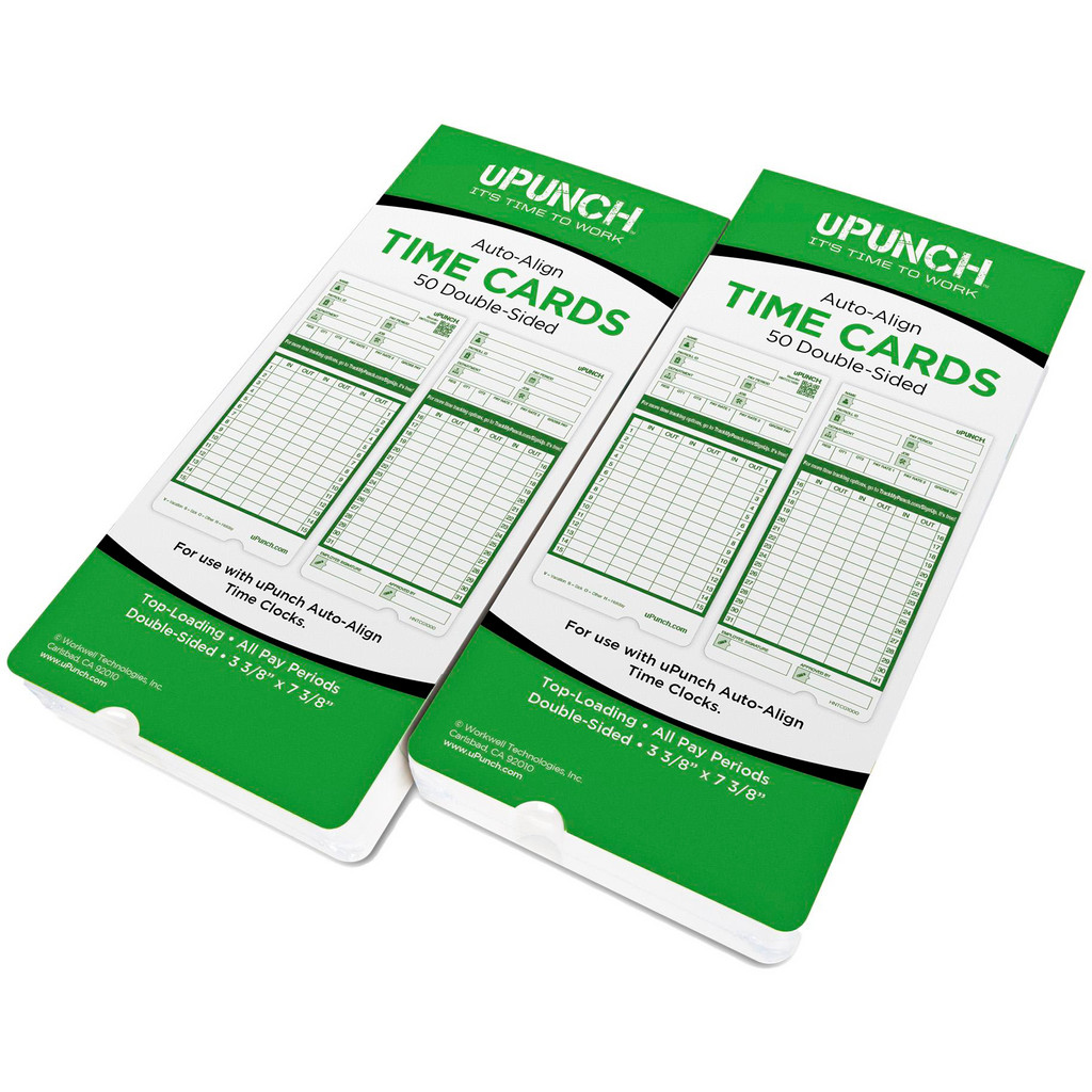 UAccept UPunch Time Card Rack With 50 Slots